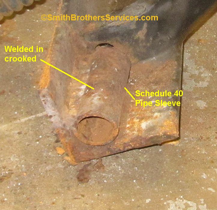 Meyer plow pivot sleeve tube repair