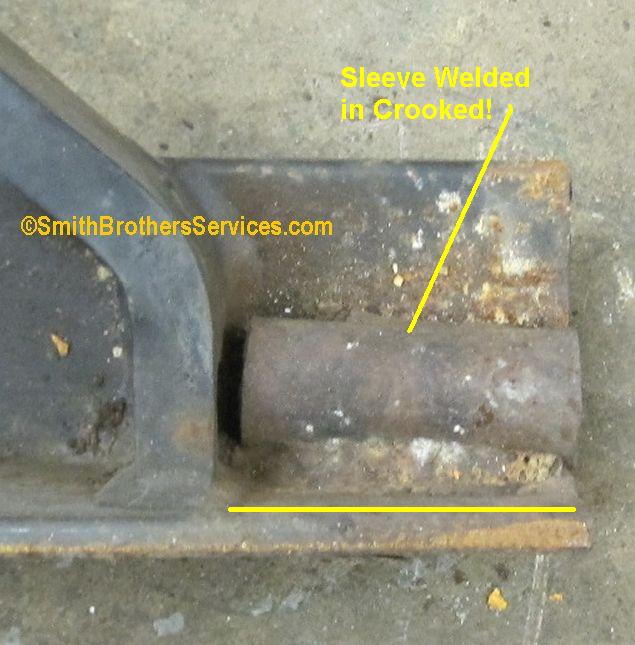 meyer plow sector pivot tube repair