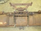 1941 Allis Chalmers WC Meyer Plow repair - new Pivot Tube added grease fittings, fixed broken welds.