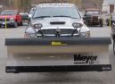 Meyer Stainless Steel 8' Lot Pro plow on a Dodge 2500